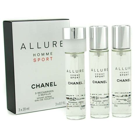 chanel allure homme sport travel spray refills|Chanel perfume twist and spray.